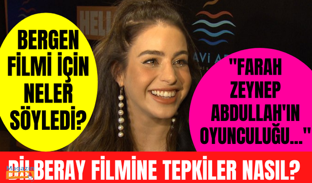 Büşra Pekin rekorlar kıran Bergen filmi için neler söyledi? Farah Zeynep Abdullah açıklaması...