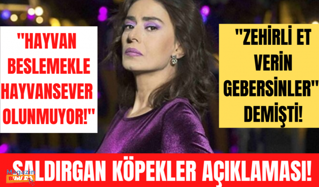 Yıldız Tilbe tepki çeken 'saldırgan köpekler' önerisi hakkında açıklama yaptı!