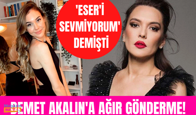 Berfu Yenenler'den Demet Akalın'a ağır gönderme!