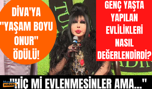 Bülent Ersoy genç kızların erken yaşta evlendirilmesi ile ilgili neler söyledi?