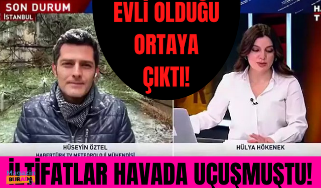 Canlı yayında ilginç anlar! Sunucu ve muhabir birbirlerine iltifatlar yağdırdı