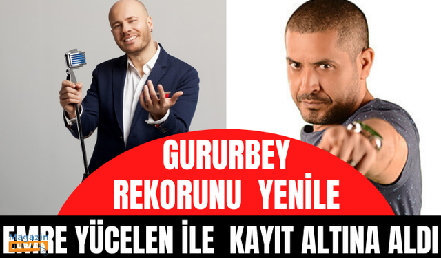 DÜNYA BASS SES REKORTMENİ GURURBEY, REKORUNU YENİLEYEREK, ÜNLÜ VOKAL KOÇ EMRE YÜCELEN İLE KAYIT ALTINA ALDI !