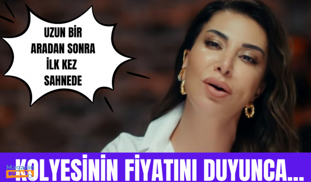 Ebru Yaşar boynunda servet taşıyor