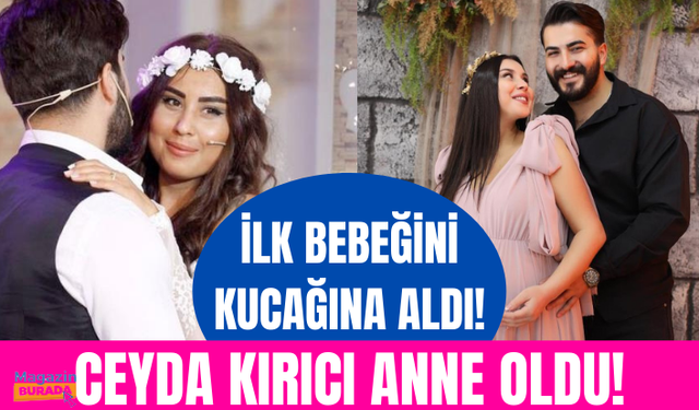 Esra Erol'un programında tanıştığı Mustafa Tuncay'la evlenen Ceyda Kırıcı, anne oldu