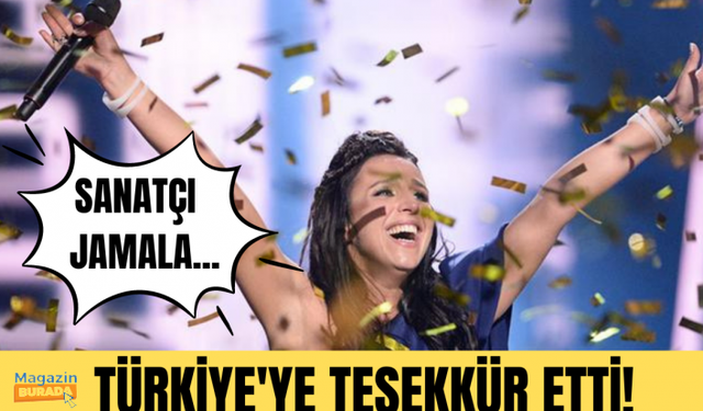 Eurovision birincisi Jamala'dan Türklere teşekkür!