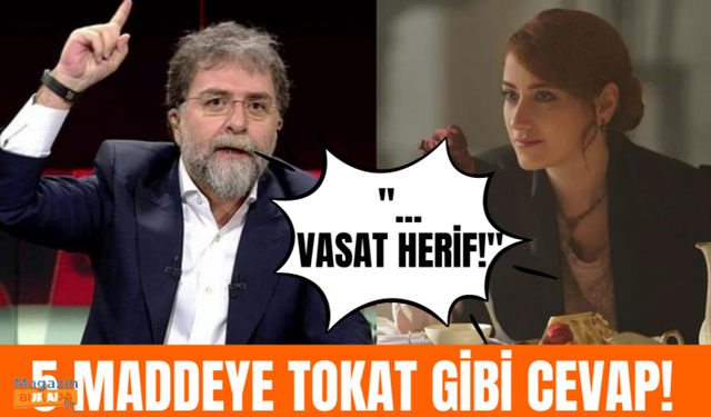 Hazal Kaya'dan Ahmet Hakan'a 'Nefret' cevabı!