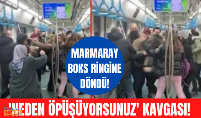 Marmaray’da öpüşen çift saldırıya uğradı!