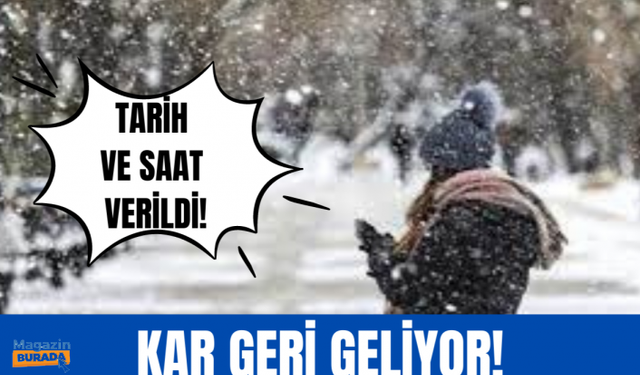 Meteoroloji uyardı! İstanbul'a beyaz örtü geri geliyor!