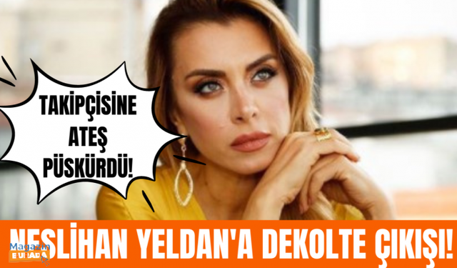 Neslihan Yeldan'dan 'dekolte' cevabı: Ben sizin kurtarıcınız değilim!