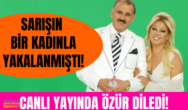 Sarışın kadınla yakalanan Faik Öztürk canlı yayında özür diledi