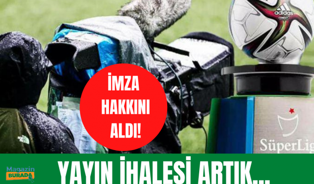 Süper Lig yayın ihalesinde imza hakkı Saran ile TRT'ye geçti