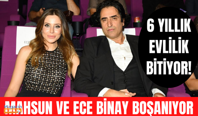 6 yıllık evlilik bugün bitiyor! Mahsun Kırmızıgül ve Ece Binay boşanıyor!