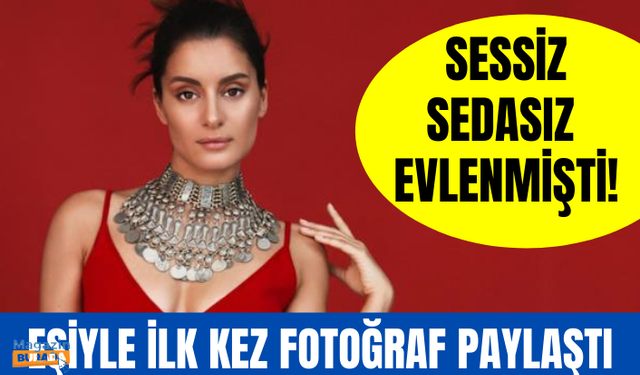 Atiye, sessiz sedasız evlendiği eşiyle ilk kez fotoğrafını paylaştı