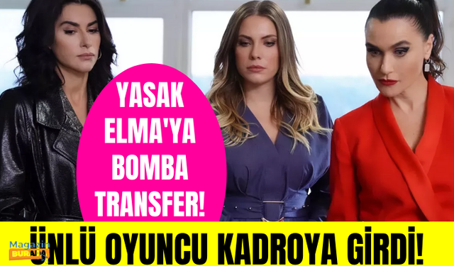 Başarılı oyuncu Cansel Elçin, Yasak Elma dizisine dahil oldu