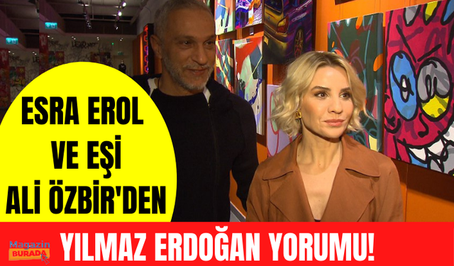 Esra Erol ve eşi Ali Özbir Demet Akbağ ve Yılmaz Erdoğan'ın Aydınlık Evler tiyatrosunu izledi!