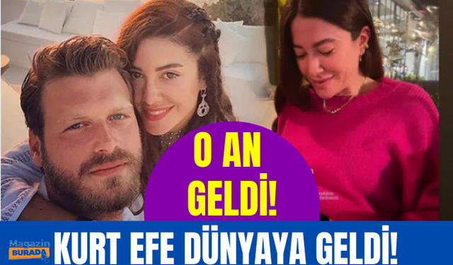 Kıvanç Tatlıtuğ'ın oğlu Kurt Efe dünyaya geldi