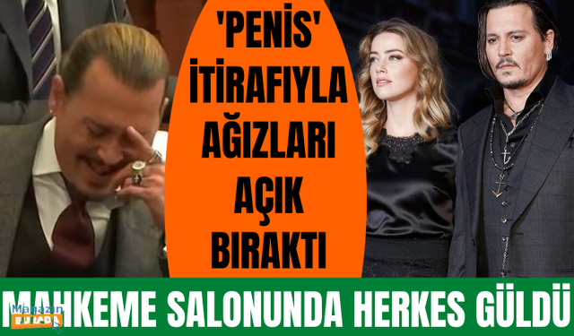 Malcolm Connolly’nin penis açıklaması Johnny Deep'i gülme krizine soktu!