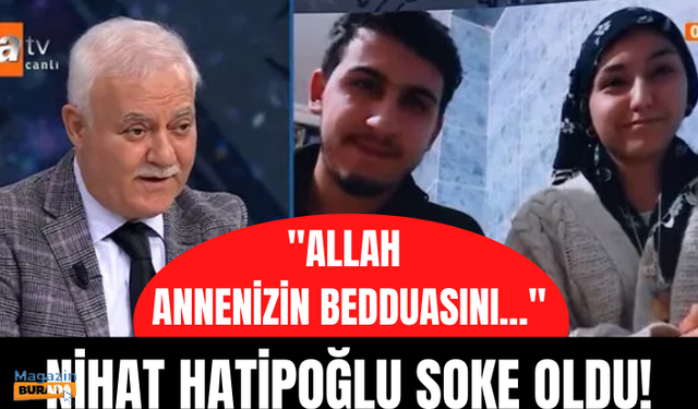 Nihat Hatipoğlu soru karşısında şaşkına döndü! "Allah annenizin bedduasını..."