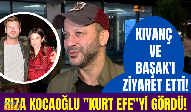 Rıza Kocaoğlu baba olan Kıvanç Tatlıtuğ'u hastanede ziyaret etti! Kurt Efe hakkında bilgi verdi!