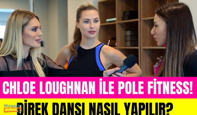 Serdar Ortaç'ın eski eşi Chloe Loughnan ile direk dansı! Pole Fitness nasıl yapılır?