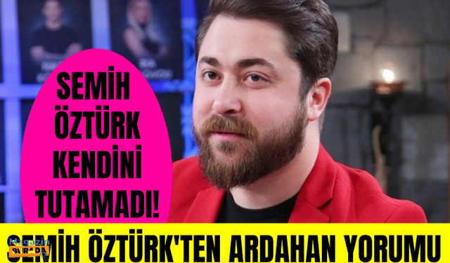 Survivor Ekstra'nın eski yorumcusu Semih Öztürk'ten Ardahan yorumu: Mahalle baskısıyla kendilerinin potaya...