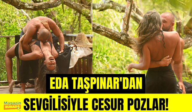 Tatilde aşka gelen Eda Taşpınar, yeni sevgilisiyle dudak dudağa pozunu paylaştı