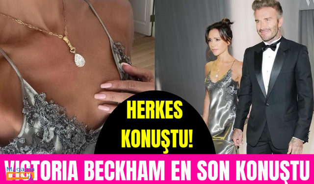 Victoria Beckham'ın oğlunun düğününde giydiği özel tasarım elbisenin detayları belli oldu