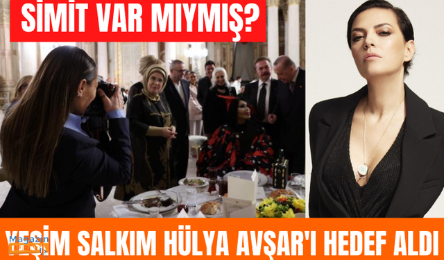 Yeşim Salkım'dan Cumhurbaşkanı Erdoğan'ın iftar davetine katılan Hülya Avşar'a sert yorum: Simit var mıymış?