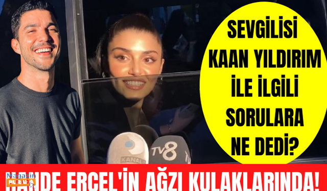 Hande Erçel Disney Plus'ın etkinliğinde görüntülendi! Sevgilisi Kaan Yıldırım ile ilgili neler dedi?