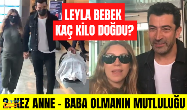 Bebekleri Leyla’yı kucağına alan Sinem Kobal ve Kenan İmirzalıoğlu hastane çıkışı görüntülendi