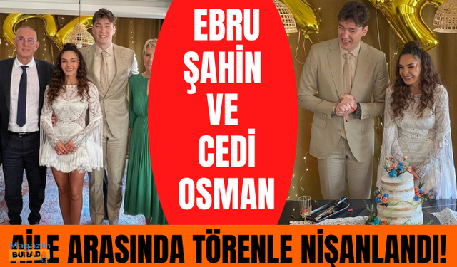 Cedi Osman ve Ebru Şahin çifti nişanlandı