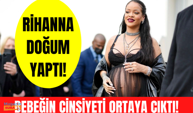 Dünyaca ünlü şarkıcı Rihanna, doğum yaptı