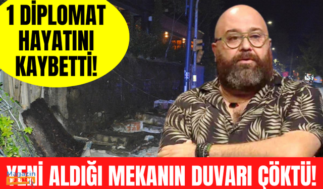 Somer Sivrioğlu'nun 3 ay önce devraldığı lüks restoranın istinat duvarı çöktü: 1 ölü, 1 yaralı