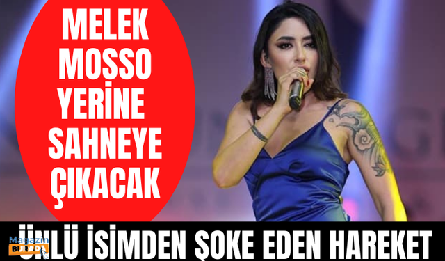 Isparta konseri iptal edilen Melek Mosso'nun yerine Seda Sayan sahne alacak