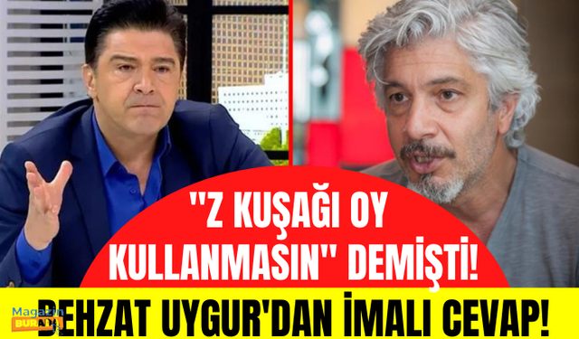 'Z kuşağı oy kullanmamalı' diyen Hakan Ural'a Behzat Uygur'dan cevap! 'Sıkıntı Z kuşağında değil...'