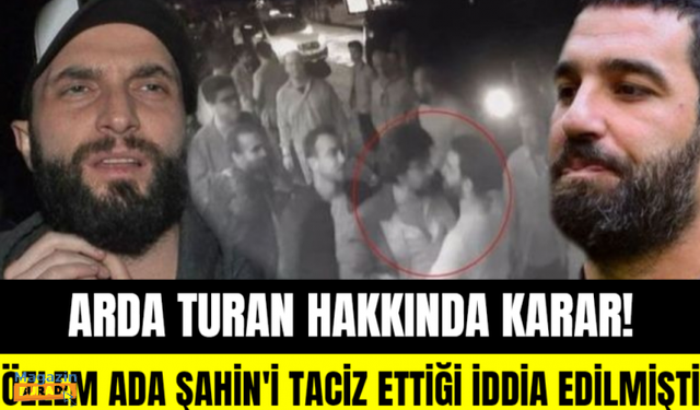 Arda Turan hakkında karar! Şarkıcı Berkay'ın eşi Özlem Ada Şahin'i taciz ettiği iddia edilmişti...