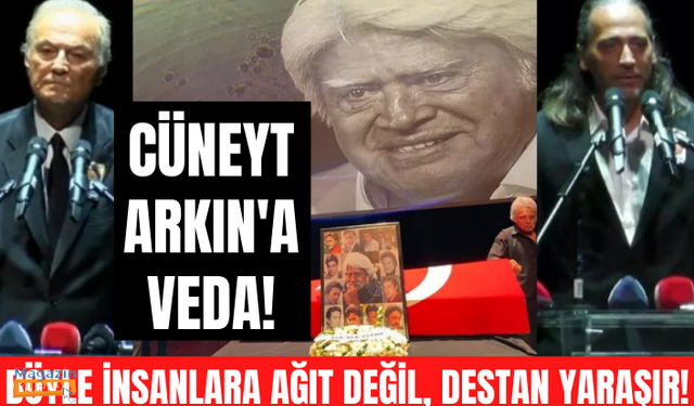 Cüneyt Arkın'a veda! Oğlunun sözleri alkışlandı: Böyle insanlara ağıt değil, destan yaraşır!