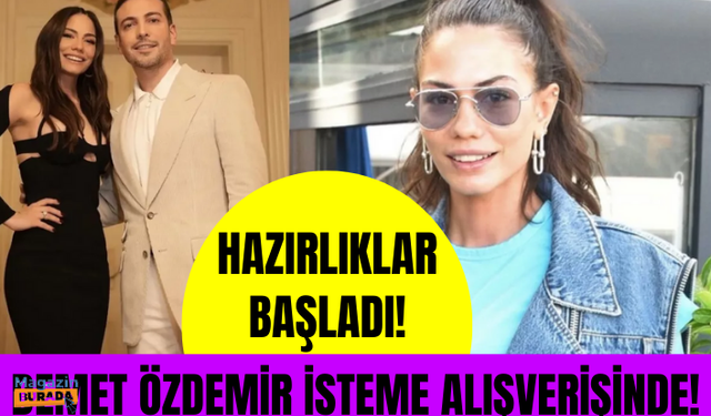 Gelin hanım isteme alışverişinde! Demet Özdemir ailesi için AVM'de