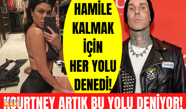 Kocasının spermini içmesi öneriliyordu! Kourtney Kardashian hamile kalmak için başka bir yola başvurdu