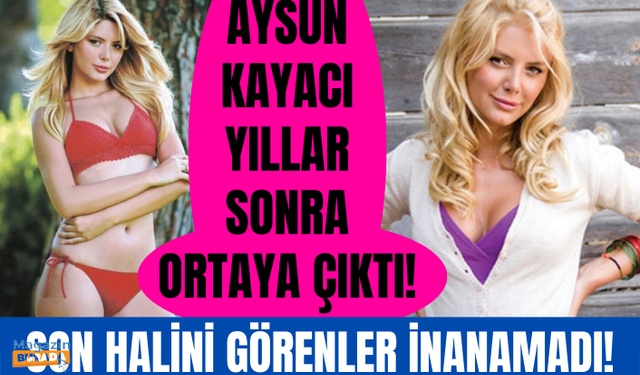 Oyuncu Aysun Kayacı yıllar sonra ilk kez görüntülendi, son halini gören tanımakta güçlük çekiyor