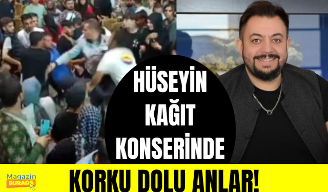 Şarkıcı Hüseyin Kağıt'ın konserinde kavga çıktı