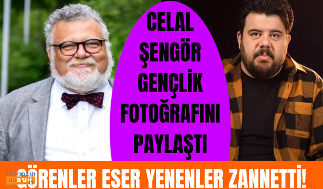 Akademisyen Celal Şengör gençlik fotoğrafını paylaştı, her gören Eser Yenenler zannetti