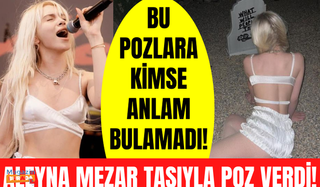 Aleyna Tilki mezar taşı başında mini şortuyla pozlar verdi, Sinan Akçıl dahil kimse anlam veremedi