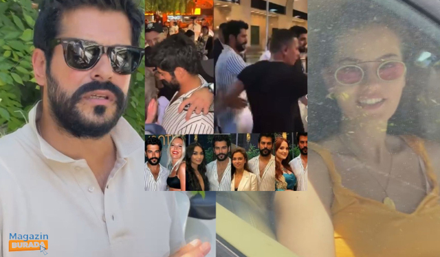 Burak Özçivit'in Rus kadınlarla yemek yemesi hamile eşi Fahriye Evcen'e soruldu!