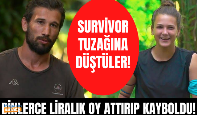 Survivor tuzağı! "Faturayı ödeyeceğim" diyerek binlerce liralık oy attırıp ortadan kayboldu