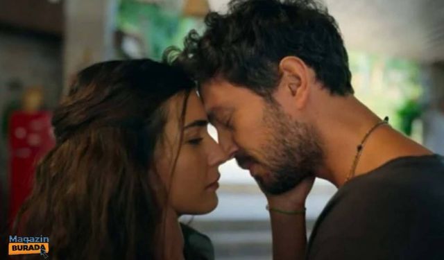 Tuba Büyüküstün ve Murat Boz'un öpüşme sahnesi olay oldu