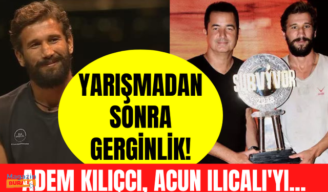 Yarışmadan sonra gerginlik! Survivor 2. Adem, Acun Ilıcalı'yı takipten çıkardı