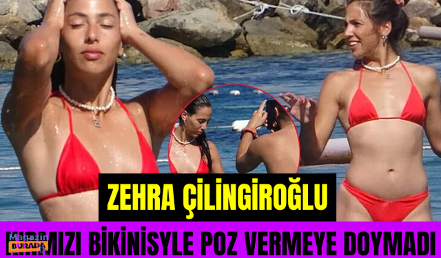 Zehra Çilingiroğlu poz vermeye doyamadı