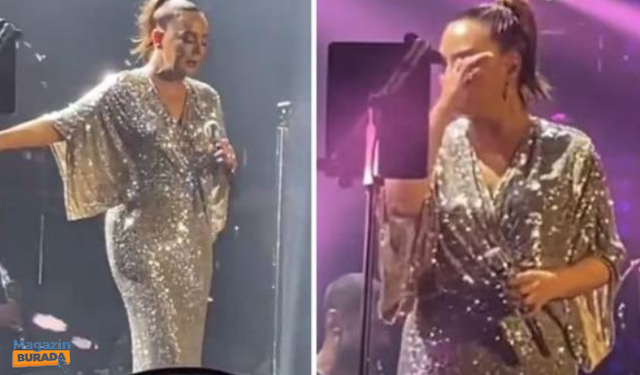 Annesini kaybeden Ebru Gündeş, konserinde gözyaşlarına boğuldu