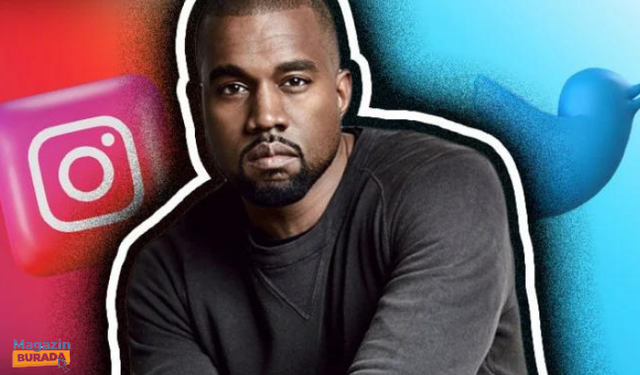 Ünlü rapçi Kanye West'e sosyal medyadan veto! Yahudi paylaşımları şoke etti